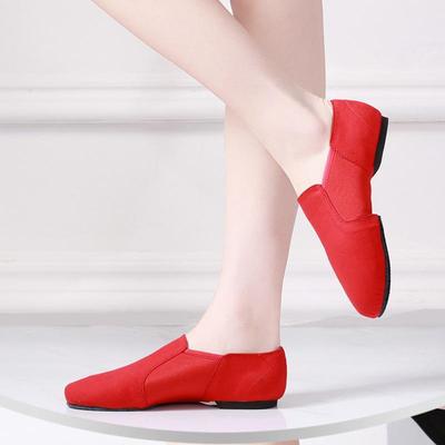 Women Canvas Dance Shoes Adult Jazz Dance Ballet Shoes Teacher Shoes Soft Bottom Shoes