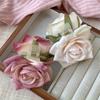 Ponytail Clip Rose Hair Clip Peony Flower Large Shark Clip Cute Flower Hair Claw  Daily