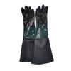 1 Pair Sandblasting Machine Gloves 25.6Inch Long Gloves with Cotton Lining and Particle Grip for Safety and Durability