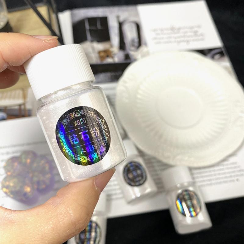 Diamond Powder Handmade Diy Pearlescent Powder Glitter Clear Crystal Epoxy AB Glue Color Matching Material Package