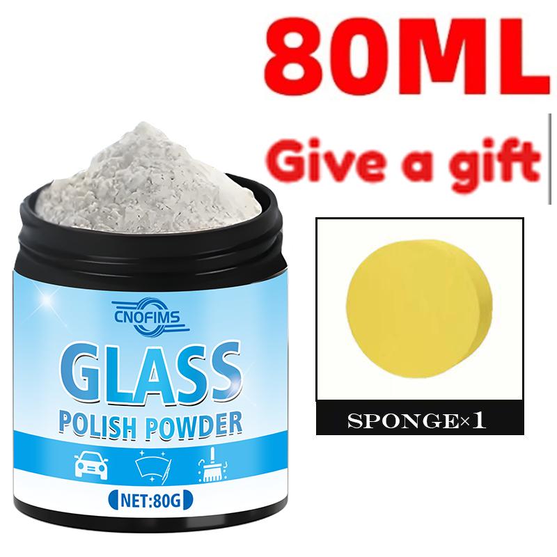 

80g Car Glass Polishing Powder Scratch Remover Windshield Window Restore Clarity Safe No Damage