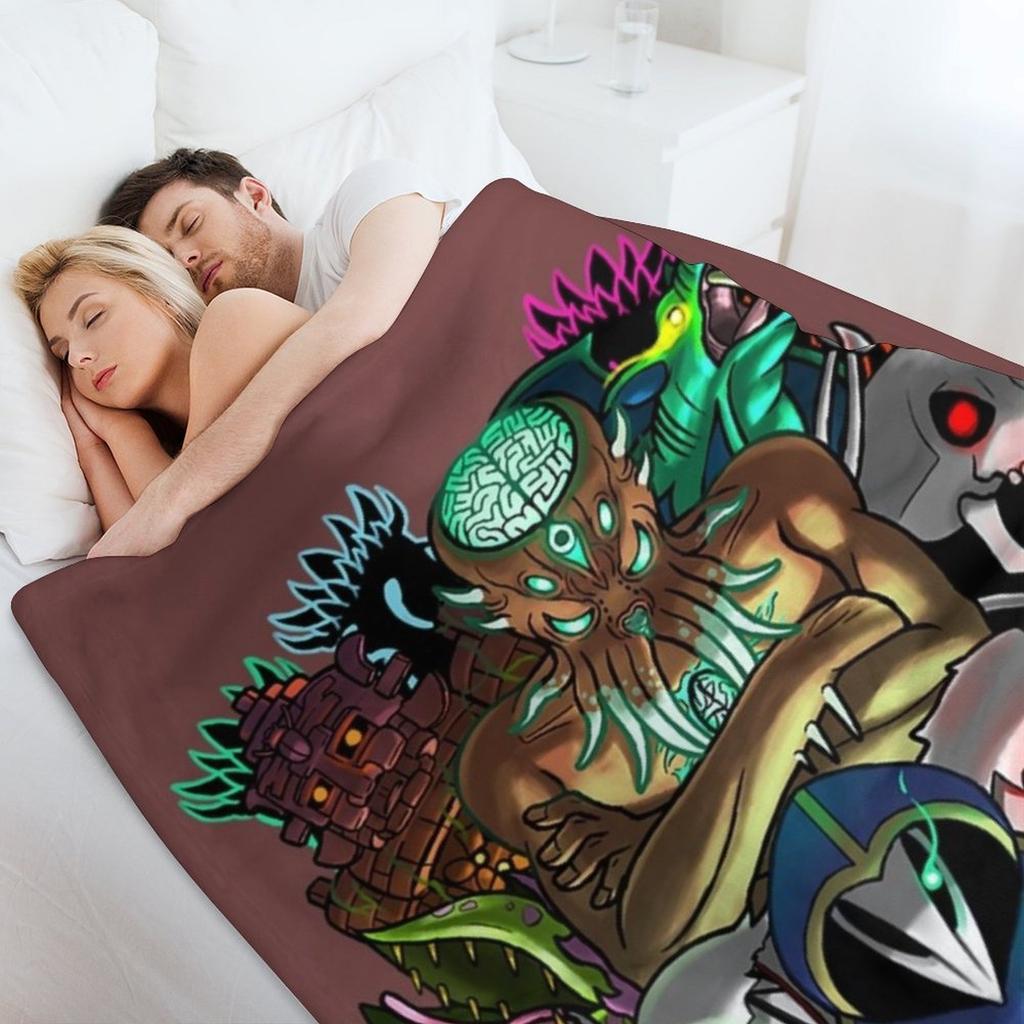 Terraria Boss Rush Hardmode Edition Throw Blanket Comforter Vintage for sofa Soft Plaid Blankets