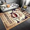 One Piece Luffy Bounty Poster Rug, Suitable for Living Room, Bedroom, and Sofa Decoration, and Can Also Be Used As a Non-slip Play Mat for Children.