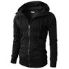 Ny Herre Sports Fitness Hverdags Jacquard Genser Fleece Cardigan Hettejakke