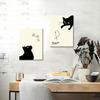 Picasso Katzen- und Kükenbilder, Set of 2, Kunsttafel, Katze fängt einen Vogel, Kunsttafel, Kunstrahmen, Modernes Poster, Dekoratives Gemälde, Leinwand, Dekorativ