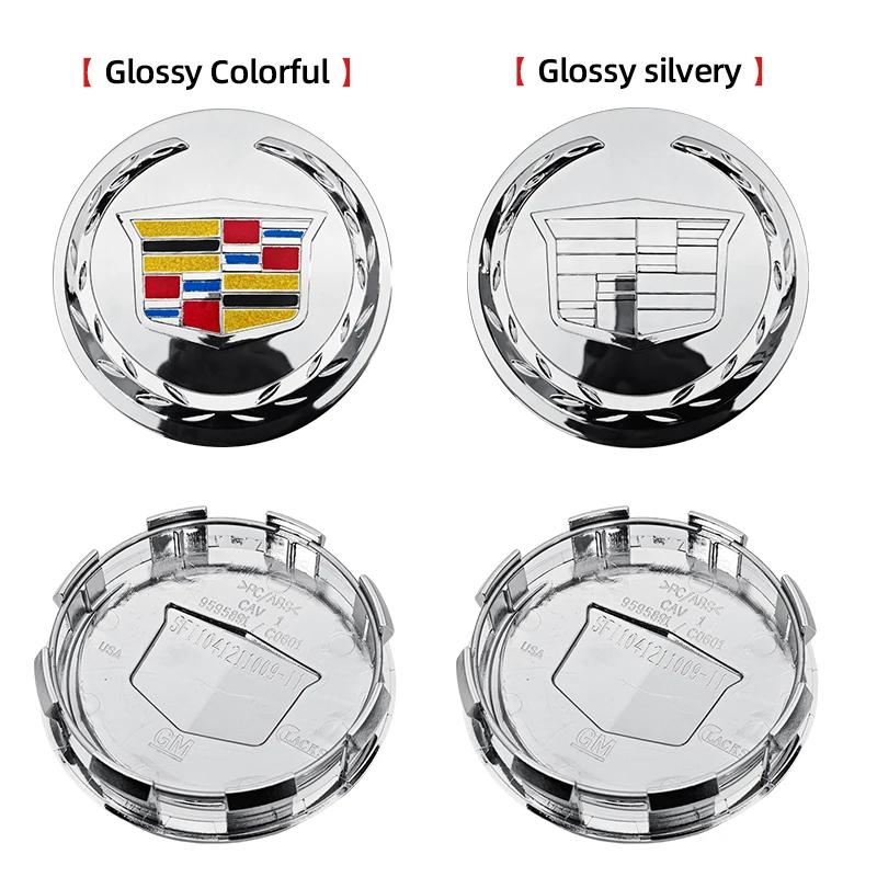 4pcs 83mm 9595891 ABS Car Wheel Hub Cap Emblem Badge Logo for Cadillac Escalade Accessories