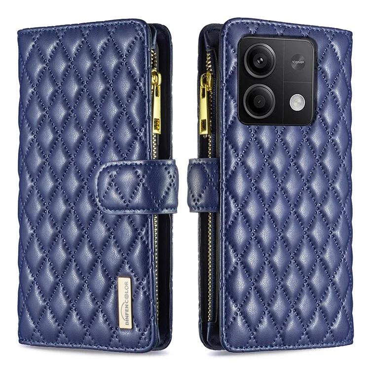 

BF Style-15 для Xiaomi Redmi Note 13 4G кожаный флип-чехол для карманного телефона на молнии