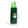 12pcs Festive Christmas Wine Bottle Gift Bags with Handles - 35.0cm X 11.99cm X 8.99cm Durable Polyester, Holiday Designs