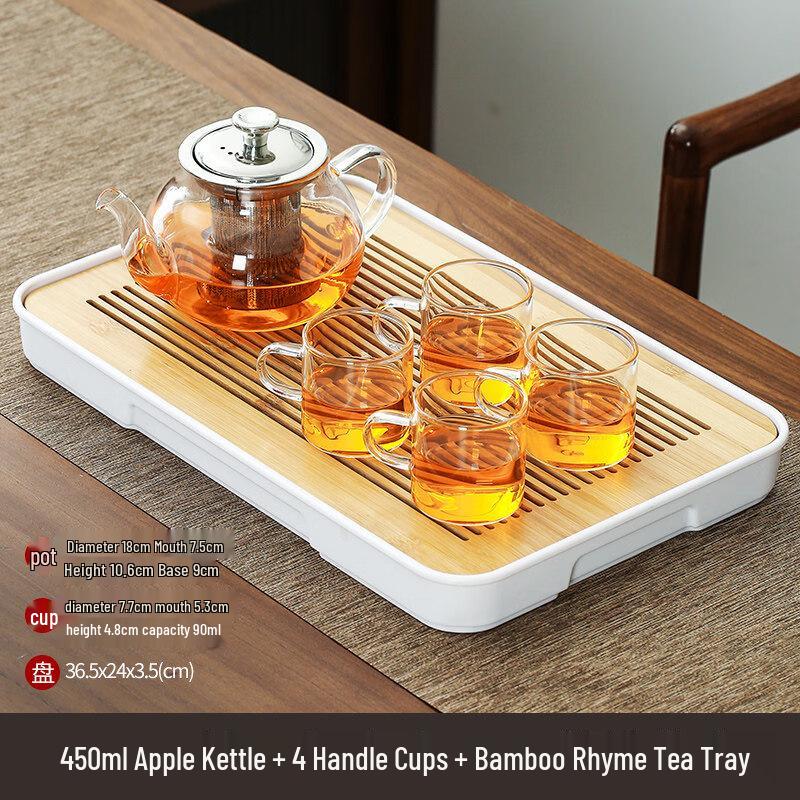 ZISIZ High Borosilicate Glass Teapot