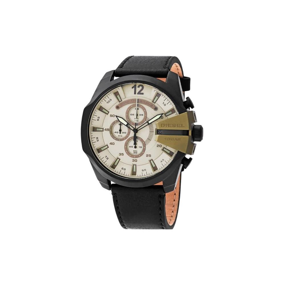 Diesel Watch Quartz Movement Leather Strap 51*59mm Green Dial 100m Water Resistant Unisex watches DZ4495 Green Dial