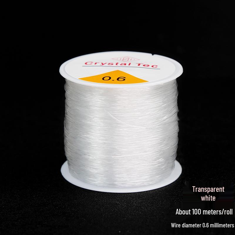 Transparent Elastic Cord for Beading and Jewelry - Wear-resistant, DIY Wenwan, Buddhist Bracelets