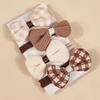 4Pcs Flower Girls Elastic Hair Bands Sweet Bow Hair Ties Children Ponytail Holder Rubber Band Headband Kids Hair Accessories