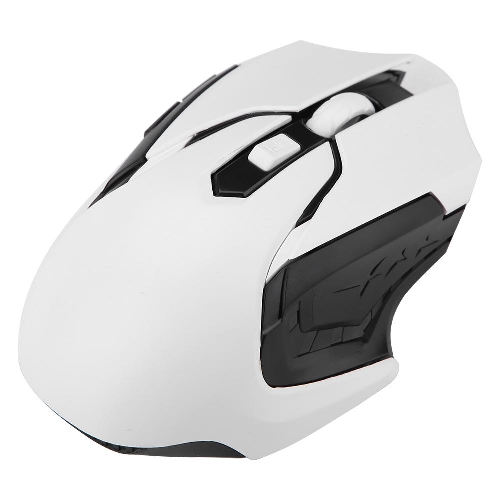 Optical 1200DPI Wireless Gaming Mouse Comfortable Grasp No Delay 2.4G Wireless Mouse - Black
