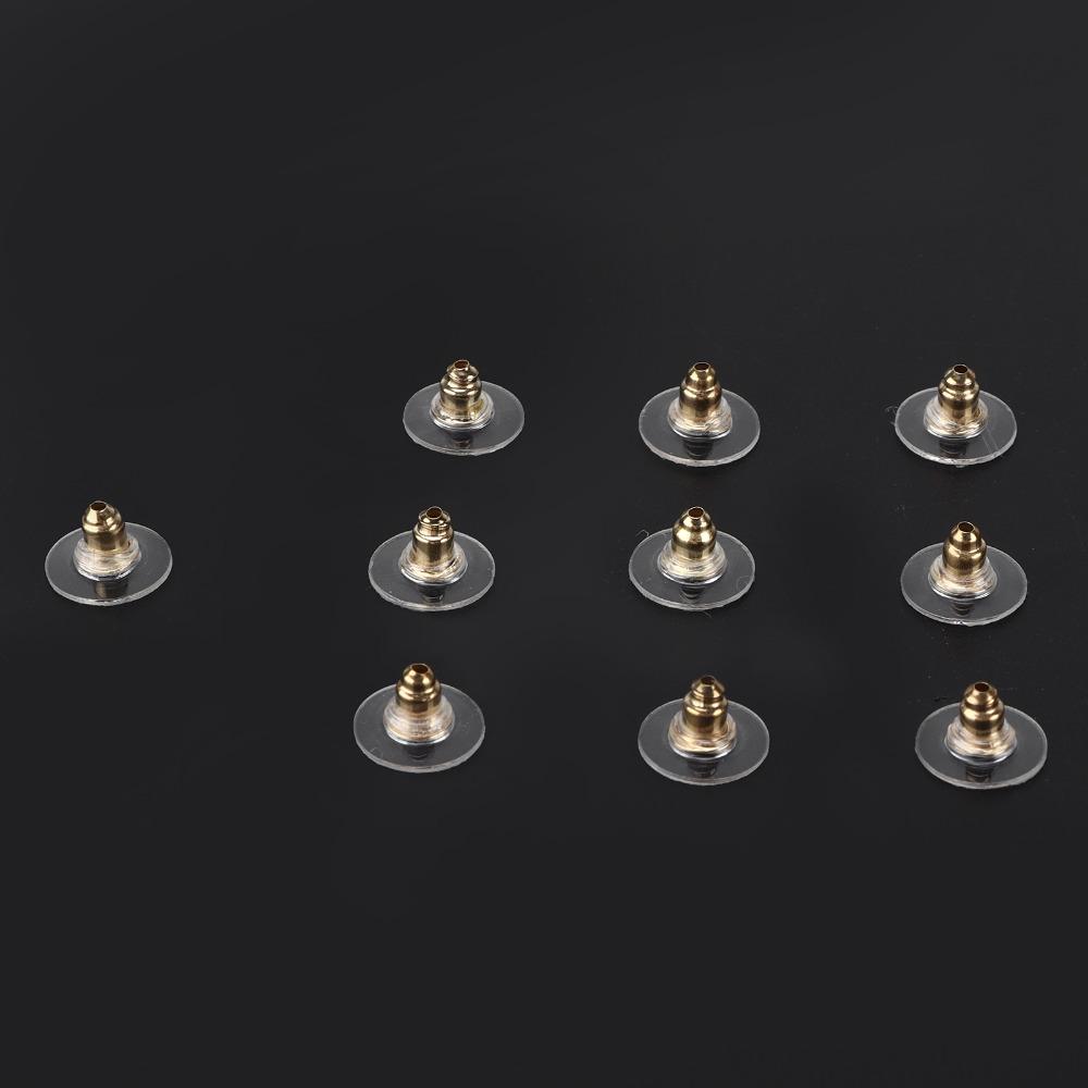 200pcs Soft Earring Stoppers Transparent Earring Backs Rubber Earring Backs  Studs Hoops
