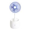 Standing Desktop Mini Fan Rechargeable USB With Touch Button Control 3 Speed Wind Control Cool Lighting Fans For Home
