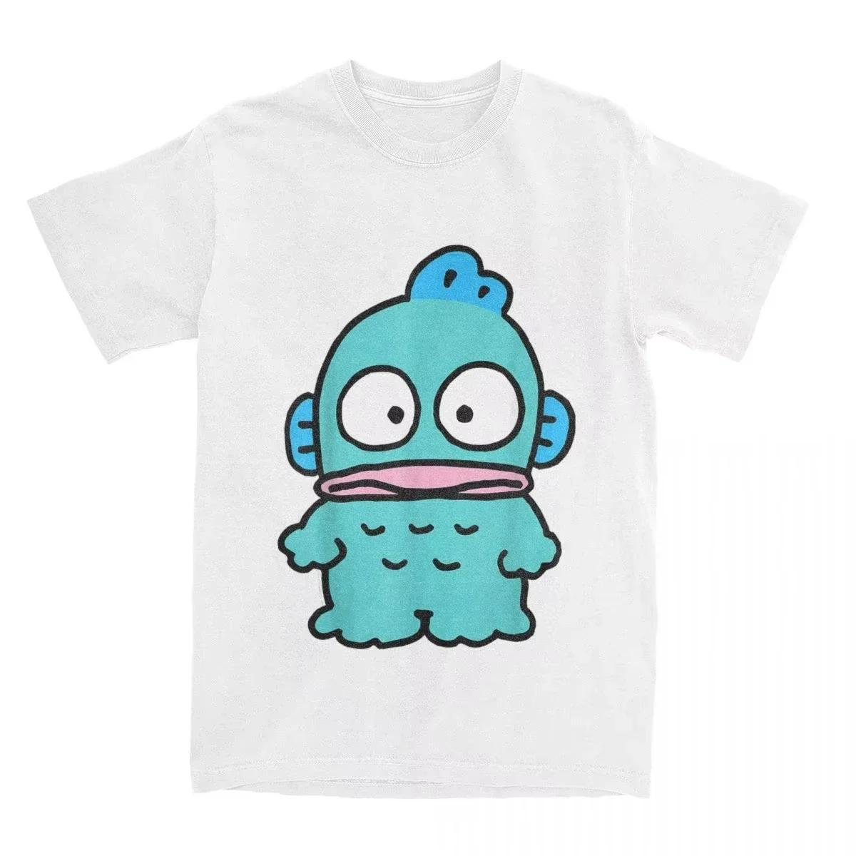 Hangyodon Front and Back T Shirt for Unisex Women Humorous TShirt Crew Neck Tee Shirt Short Sleeve Clothes Womens Clothing Y2K S