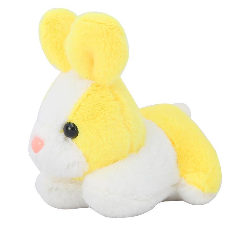 Colorful Bunny Plush Keychain Adorable Stuffed Animal Rabbit Doll For Fashion Bags Accessories And