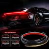 120 cm LED Spoiler Auto Licht Für Universellen Heckflügel Schwarze Kohlefaser Die 3. Rückleuchten LED Bremslicht 12V