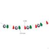 Christmas Banner, Hanging Flags, DIY, 300cm Long Curtain Decoration Garland, Pull Flag on Door Wall