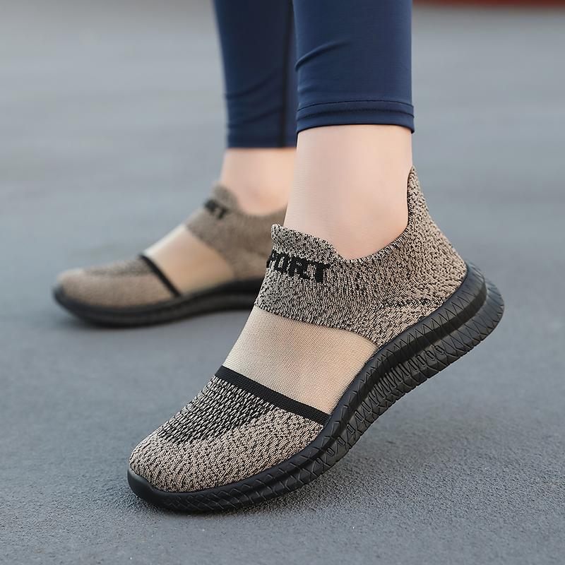 Мужские удобные ультрамягкие и дышащие кроссовки на шнуровке для женщин 44 белый/серый — фото 11