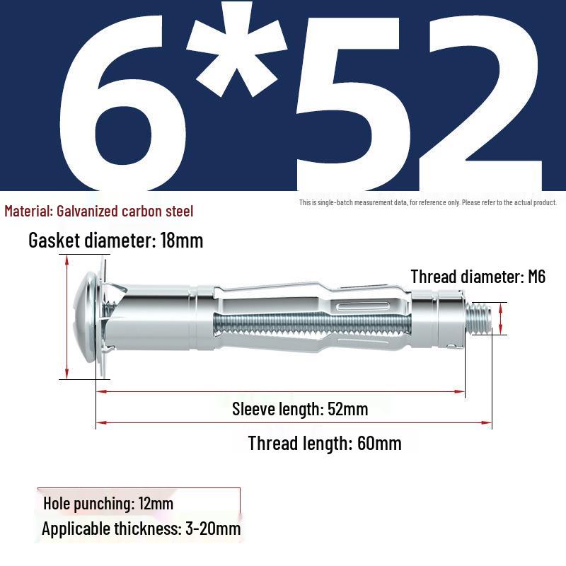 Galvanized Petal Nut Expansion Rivet Screw