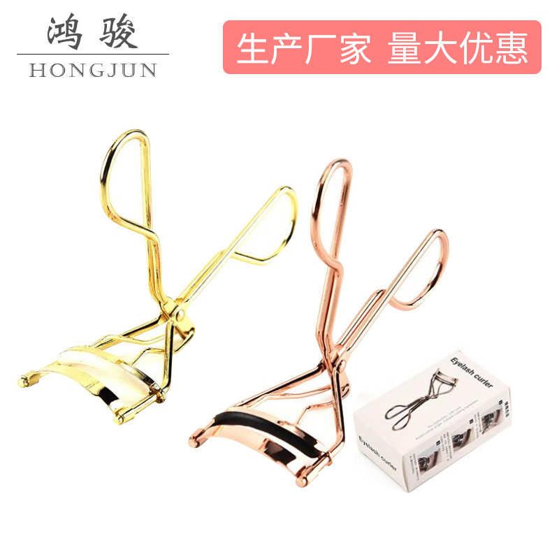 

Metal Portable Eyelash Curler Eyelash Curler Beginner Eyelash Curler Aid Beauty Makeup Tool Silver | Rose Gold Tuhao Gold Electroplated Silver