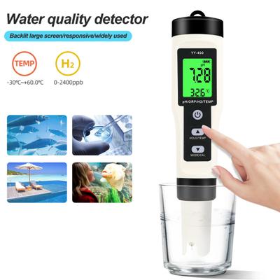 PH Meter Digital Water Quality Tester High Accuracy Waterproof Battery Powered Portable