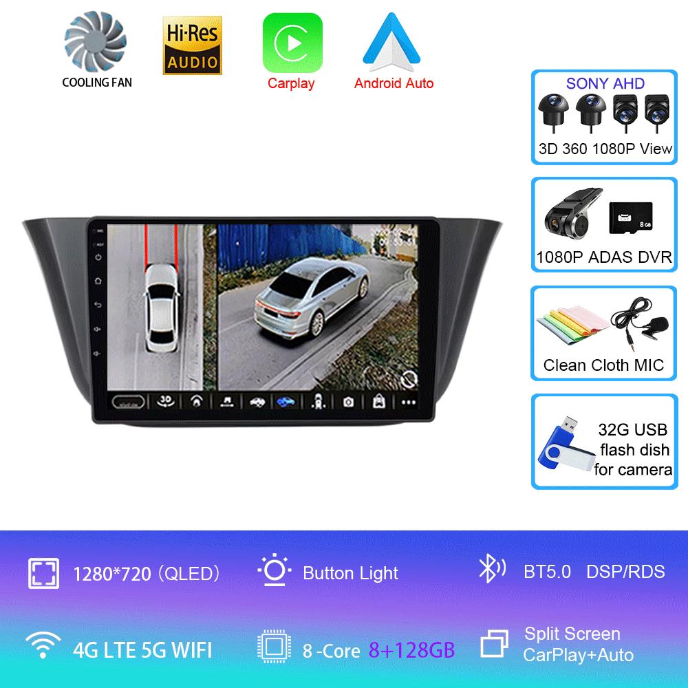 Android14 Für Iveco Daily 2014 2015 2016 2017 + Autoradio Player Stereo Multimedia WIFI BT GPS Navigation Player QLED Bildschirm