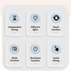 4 Levels Volume Channels Clock Count UP/Down Kitchen Timer Smart 4 Channels Timer  Kitchen