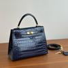 New Crocodile Pattern Bag Portable Crossbody Shoulder Leather Women's Bag Foreign Style Bag Women