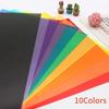 10Pcs DIY Color Filter Gel Film 0.3mm Thickness A4 Color Acetate Sheet Clear Transparent Transparent PVC Sheet