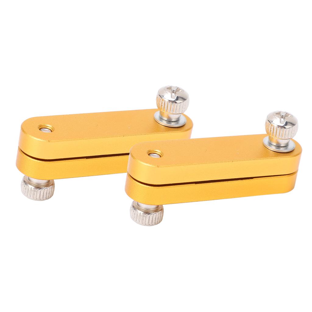 2PCS Ruler Limit Block Aluminum Alloy Accurate Adjustable Thickness Ruler Stop Fence for