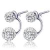 Two Wear Diamond Ball Ear Buckles, Small Fashion Diamond Stud Earrings, Temperament Versatile Earrings