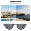 UV400 Triangle Sun Glasses Retro Anti-UV Glasses Fashion Women HD Sunglasses  Outdoor