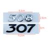 2026 Hot Car Sticker 3D ABS Chrome Car Trunk Sticker For Peugeot Logo Letters 206 207 301 307 308 408 508 2008 3008 4008 5008 Le
