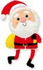 Foil Balloon 24 Fx - Santa Claus
