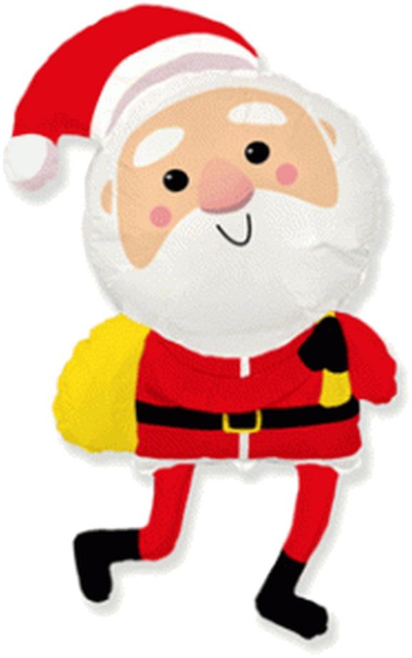 Foil Balloon 24 Fx - Santa Claus