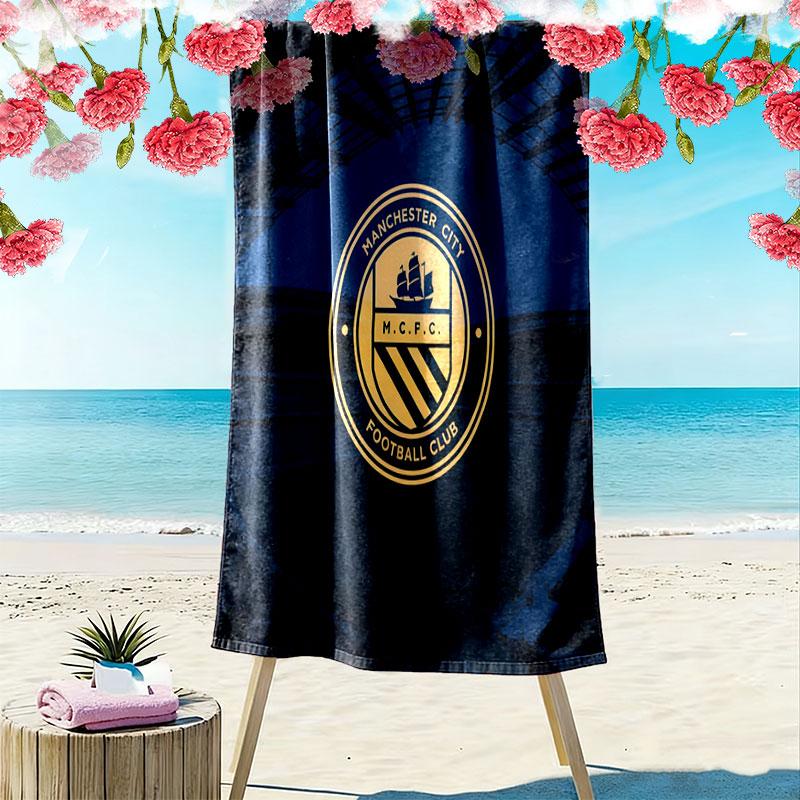 Rodri MCFC General Print Beach Towel, Large Soft Quick Dry Towel for Beach Camping Swimming