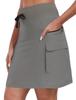 YIRUIYA Golf UV Tennis Skirt with Inner Solid Available in a Wide Range of Perfect for Dates and Sports Women's Skirt, Moisture-Wicking, Quick-Drying,
