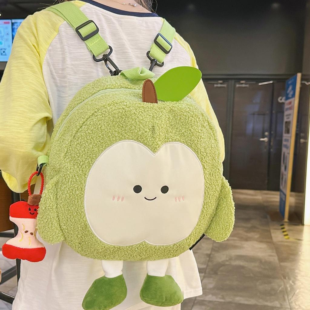 Schoolbag New High-value Fresh and Sweet Cute Apple Backpack Kindergarten Grades 1-1 Lightweight Large-capacity Backpack