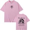 Camiseta Unisex Verano Estilo Horror Estampado Gráfico Game Bloodborne Fear The Old Blood Manga Corta Holgada para Hombre y Mujer