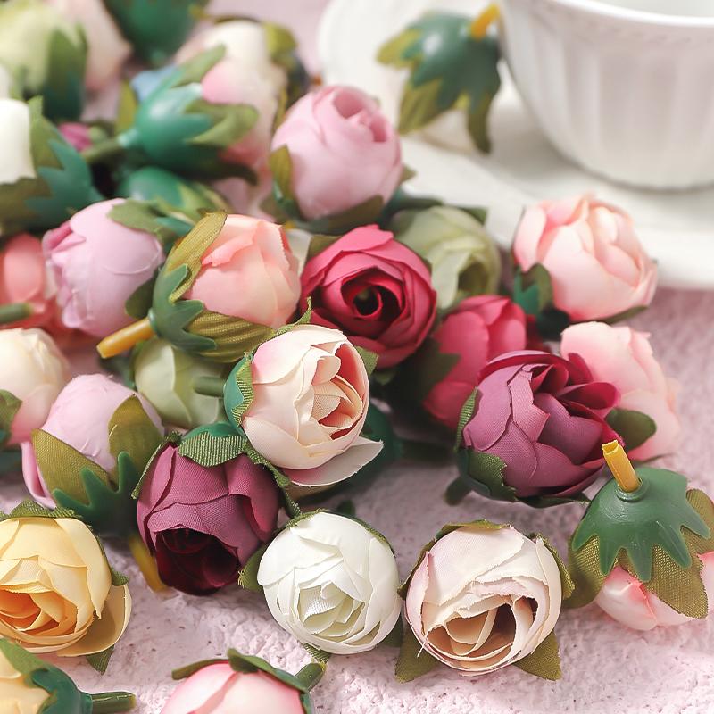 10/30Pcs Rose Artificial Flowers Head Silk Fake Flowers For Home Room Decor Party Table Wedding Decoration DIY Wreath Accessorie