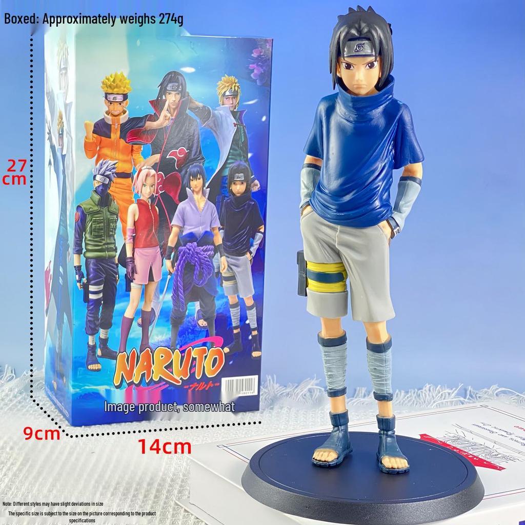 Naruto Anime Figures: Great Sword Kakashi, Uchiha Itachi, Sasuke, Minato, and Sakura