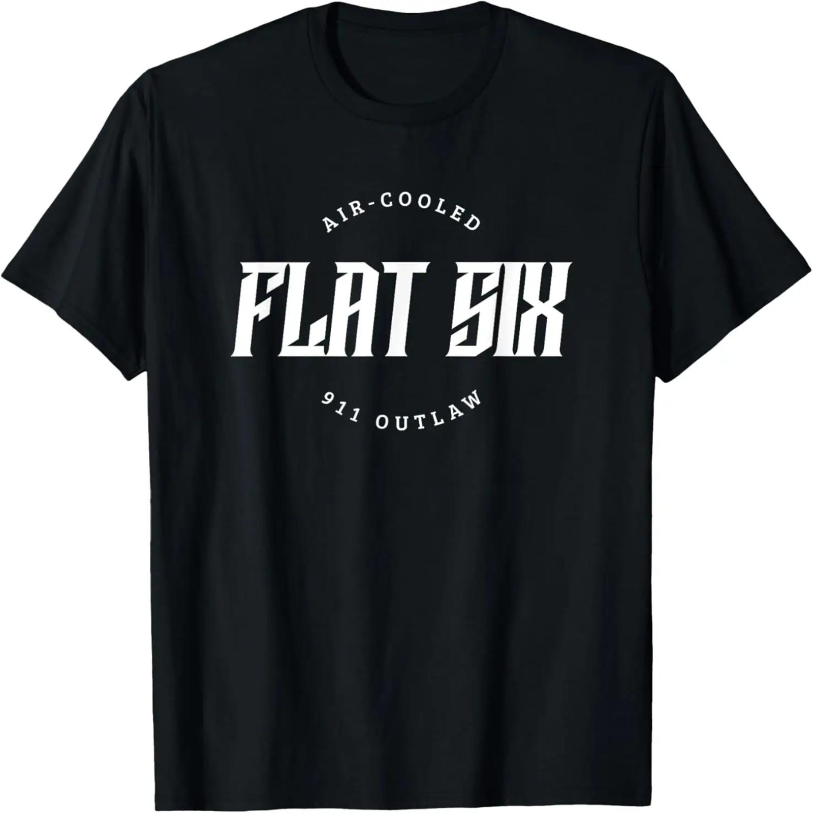 911 Air-Cooled Outlaw Flat Six Sport Car Shirt T-Shirt XXXXXL разноцветный