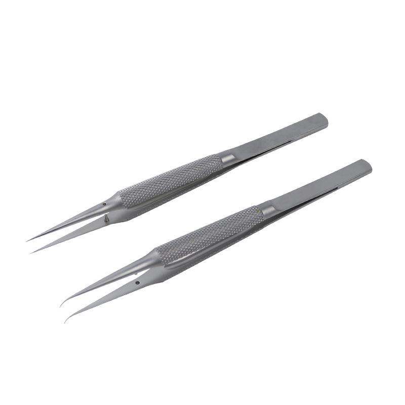 High-Precision Titanium Tweezers: Stainless Steel Repair Tool for Mobile Phone Electronics.