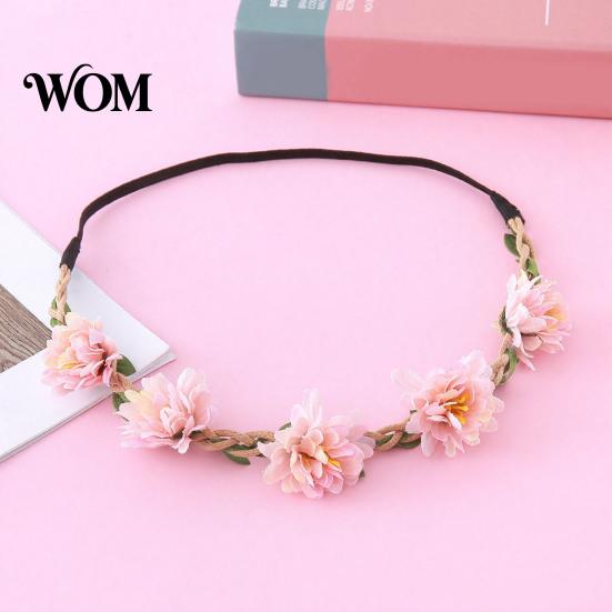 Fairy Style Hairband for Hanfu Flower Headband, Crown, Headpiece, Boho Floral Wreath Headband Hair Accessories Women Wedding Birthday Festival