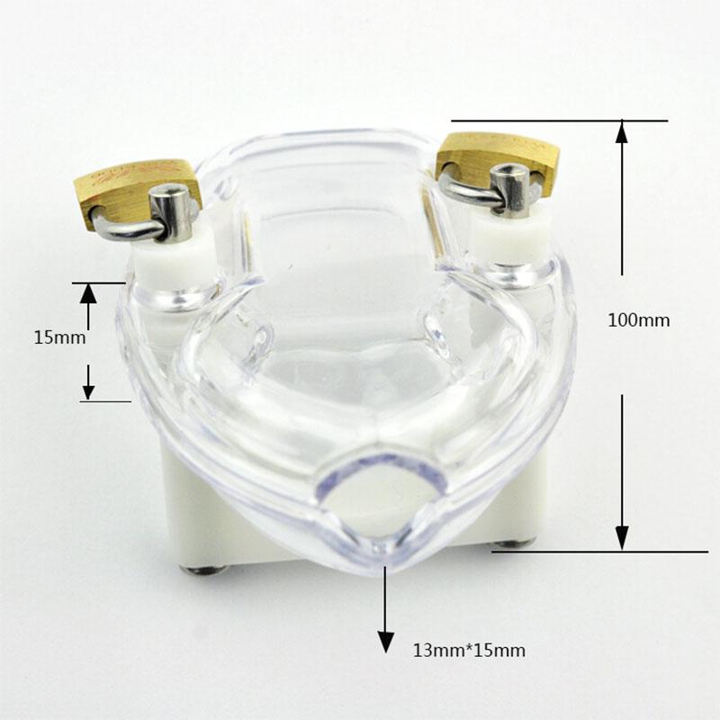 Silicone Alternative Toys Male Chastity Device Men's Cage Penis Ring With Padlock Adult Sex Toys Game 2 Cock Ring Chastity