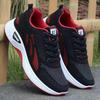 Men's Sneakers, Men's Running Shoes, Leather Upper Low-heel Casual Shoes, Anti-slip Wear-resistant Soft Sole Odor-resistant Work Shoes for Spring