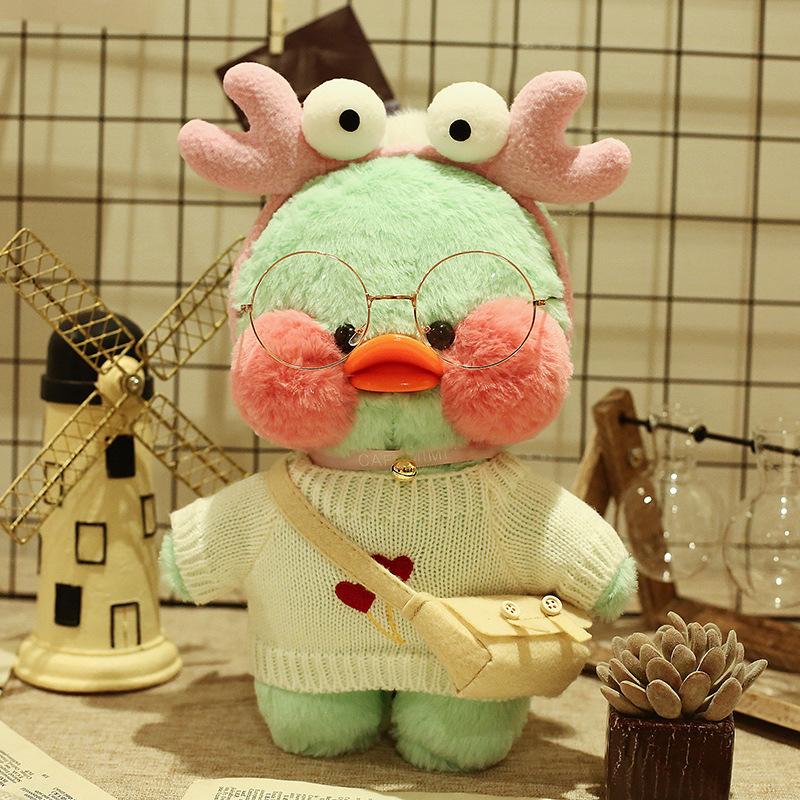 human made duck plush doll 