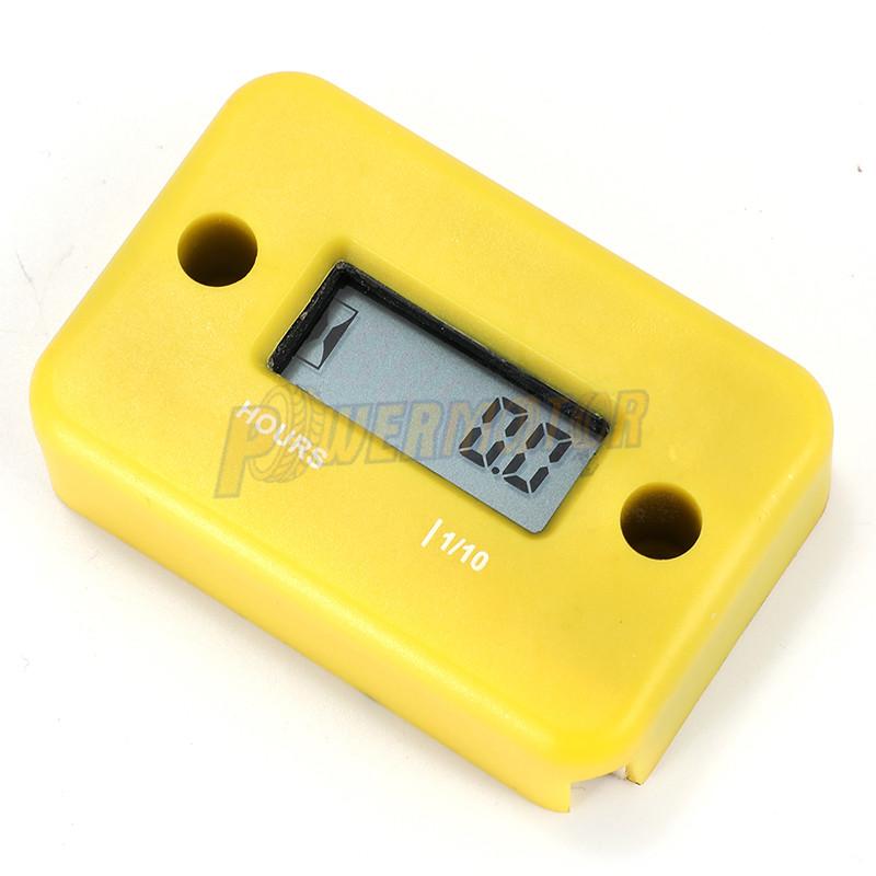 Digital Dashboard for Motorcycle Hour Counter Cg Panel Kilometer Waterproof LCD Panel Dirt Bike Enduro Motorcycle Accessories жёлтый
